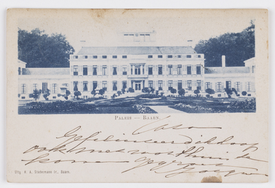 18097 Gezicht op het Paleis Soestdijk te Soestdijk (gemeente Baarn).